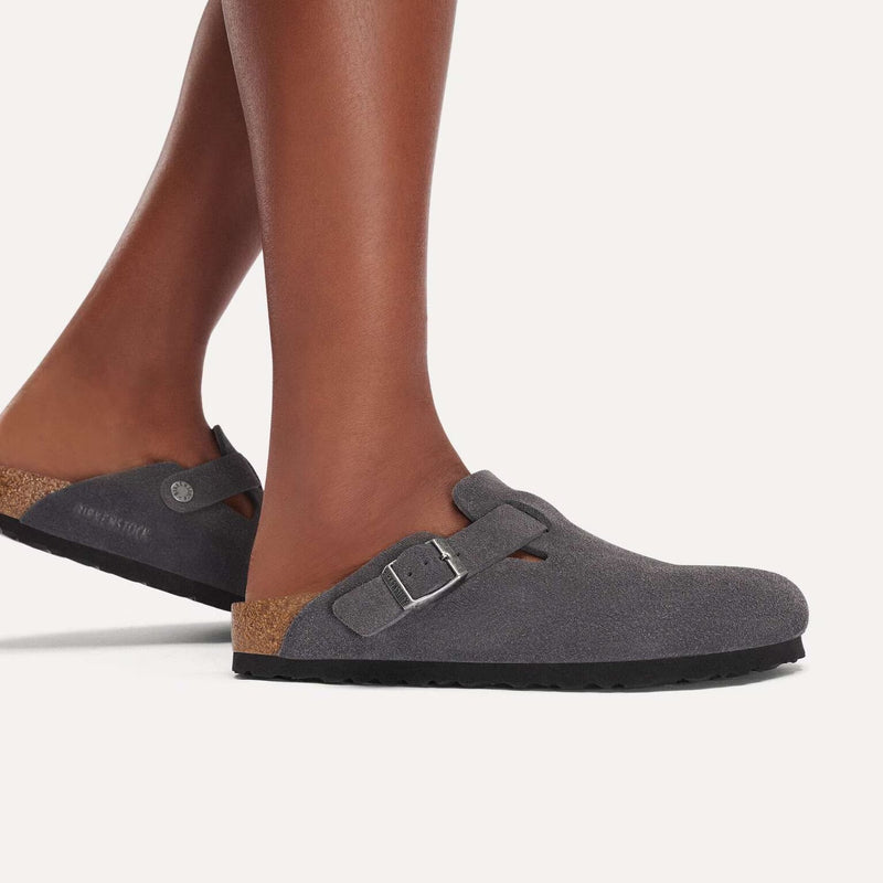 Birkenstock Boston Charcoal Tonal FB